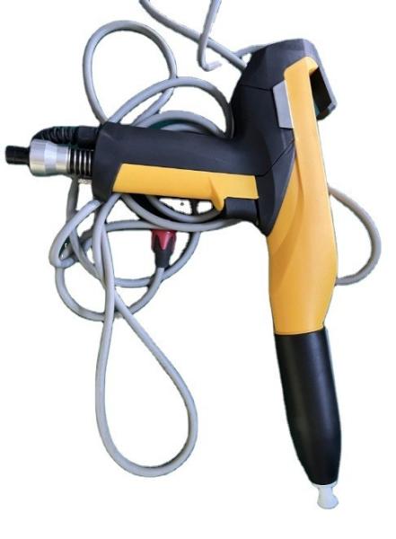 Arma de pulverização de revestimento de pó eletrostático manual 2024 Design para fábrica
