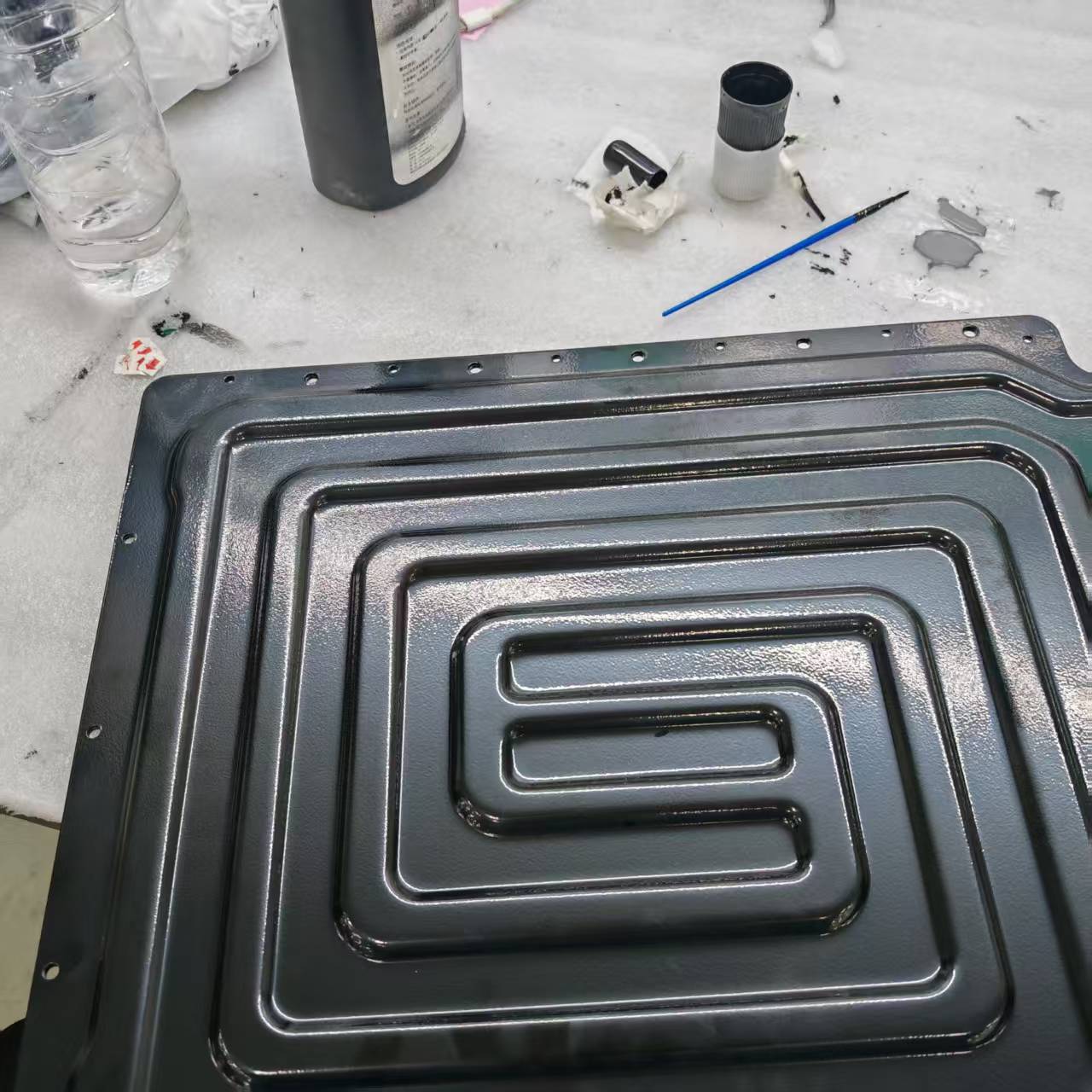 Custom Aluminum Liquid Cooling Plate For EV Battery Pack Thermal Management