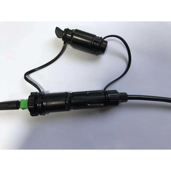Pre-connection fast connector C,PATENT product,can factory prefabrication with 5mm round cable or 2x3 drop cable