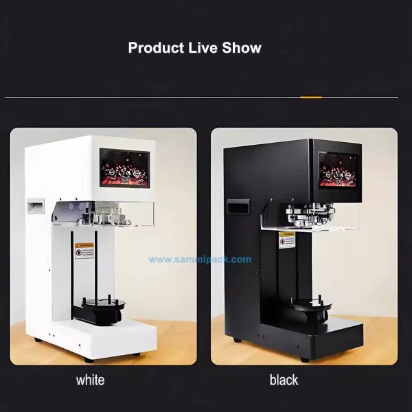 Most Popular PET Bottle And Can Sealing Machine With CE Single Package Size
