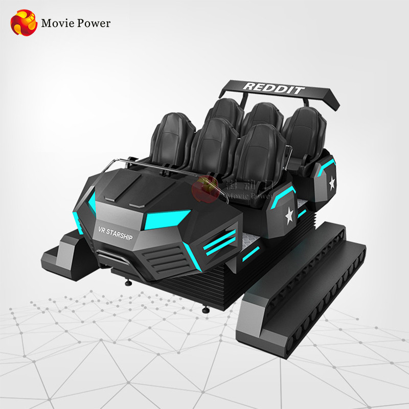 Оборудование игры виртуальной реальности Seaters 9D занятности 6 русских горок