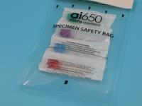 450 ml Sacos médicos de risco biológico Laboratório Saco de transporte de amostras de 95kpa Com bolso