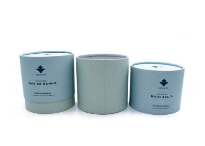 Custom Printed Cardboard round gift Box With Lid Cardboard Cylinder Tubes Packaging