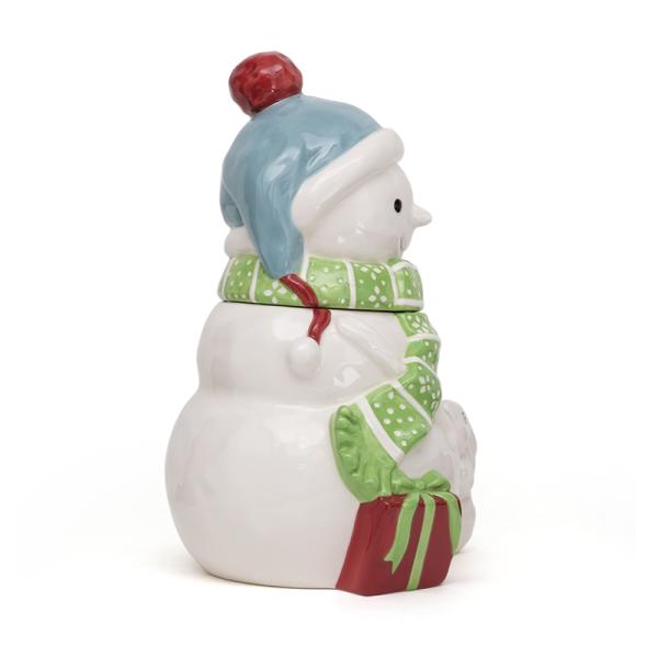 Керамические банки с крышками Рождественские праздники Кухня Кофе Чай Печенье Подарок Керамическая банка 3D Ручная живопись