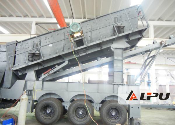 More Convenient Mobile Crushing Plant , Portable Cone Crusher Machine