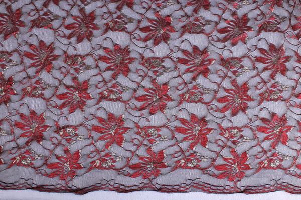 French Lace Fabric  Eyelash Cord Lace Fabric  fashion Black lace
