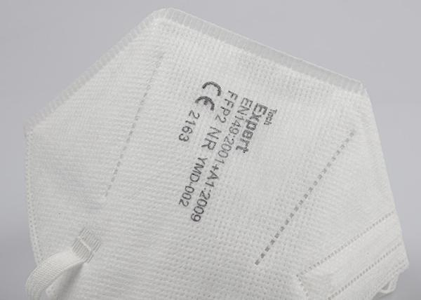Breathable Outdoors Dust Face Mask , 3ply / 4ply Dust Mask With Filter