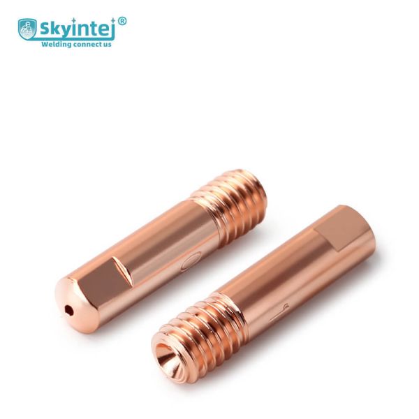 Skyintej M6 Thread 15AK Contact Tip Copper/Brass Welding Nozzle MIG Torch Spare Parts for CO2 Welder