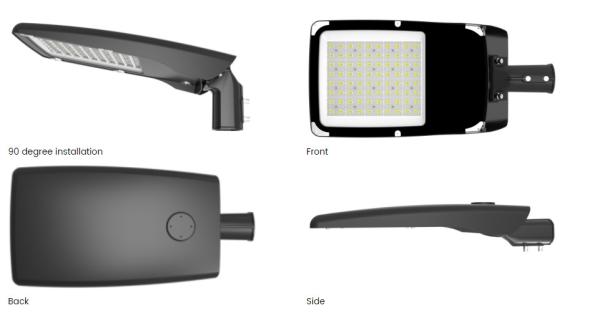 Poder superior impermeável exterior de alumínio 60w de 3030 luzes de rua do diodo emissor de luz de SMD