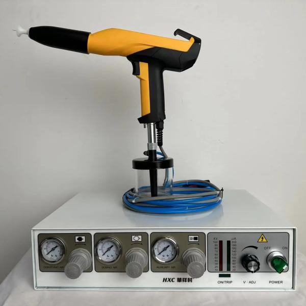 Линия покрытия порошковым покрытием для покраски автомобилей весом 15 кг с красочной машиной напряжением 110V/220V