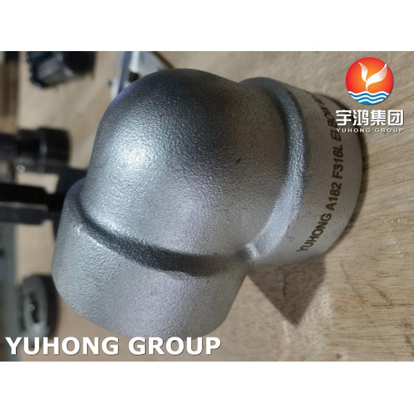 ASTM A182 F316L Threaded Forged Stainless Steel Elbow Pipe Fitting