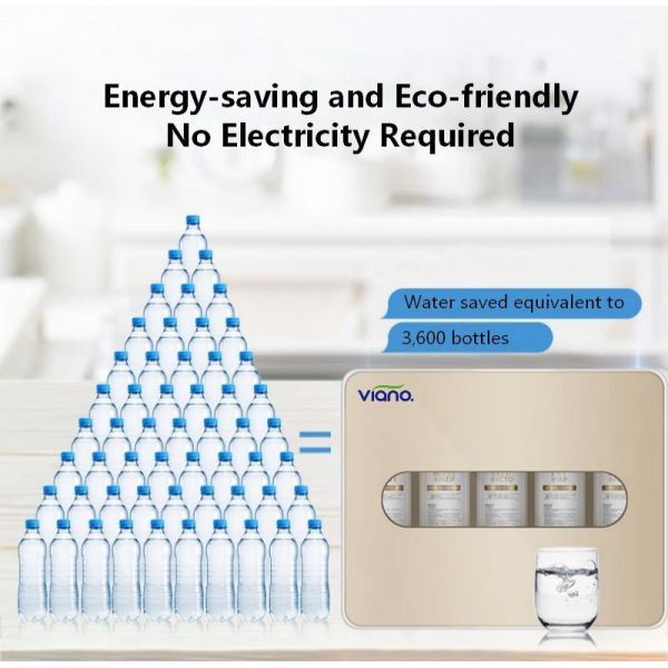 Household Ultrafiltration Water Purifier High Flow 5 Stage No Electricity
