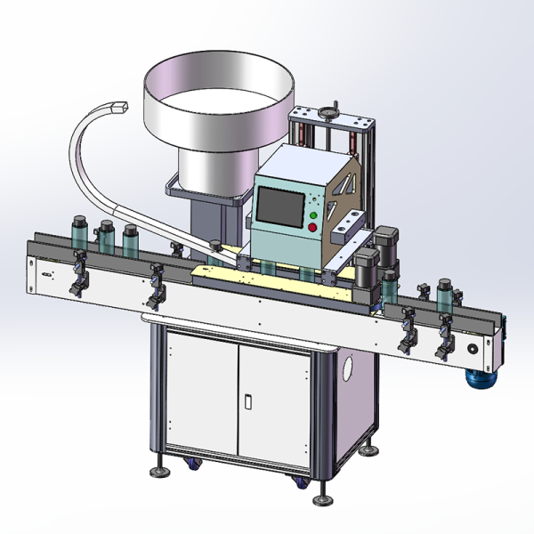 Four Head Monoblock Automatic Capper Machine For Glass Bottle 800W