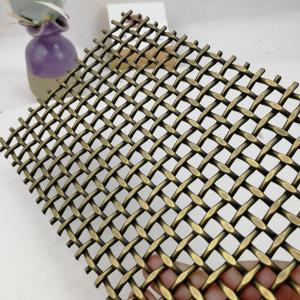 ISO9001認証装飾織り金網、お手入れ簡単デザイン、10mmフラットピッチ