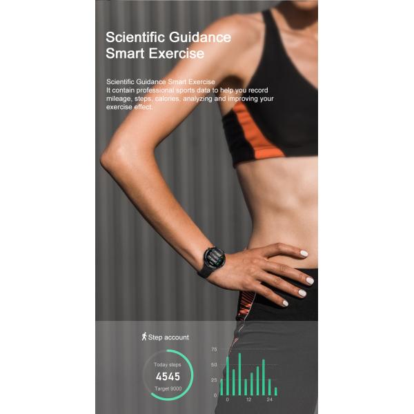 1.28 Inch Screen Sports Smart Watch PC Zinc Alloy RTL8762 Bluetooth Calling