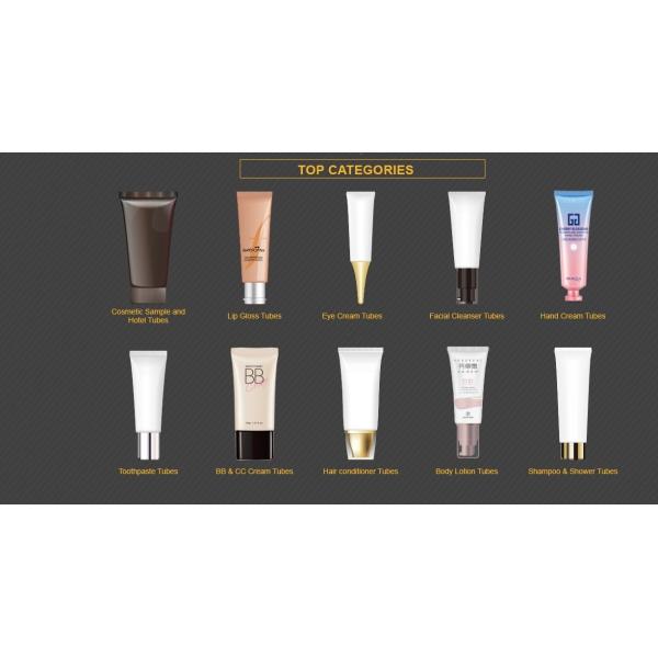 Выжимка трубок ОЭМ ЭКО дружелюбная пластиковая косметическая упаковывая для размера таможни сливк глаза