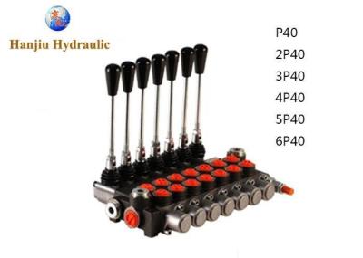 válvula de controle direcional hidráulica de 40L/Min Monoblock para a máquina da agricultura