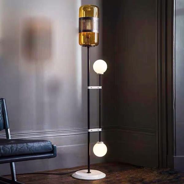 Nordic Floor Lamp Luxury Glass Floor Lights for Living Room Lizak Floor Lamp(WH-MFL-181)