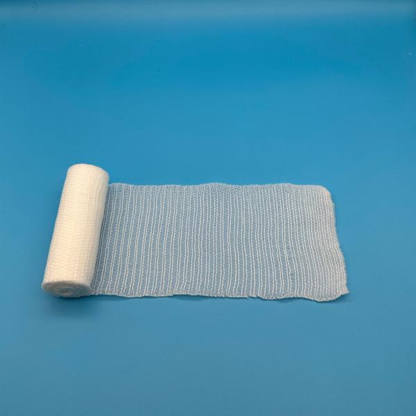 Medical First Aid Bandage 4m Stretch Gauze Wound Care Elastic Bandage Roll