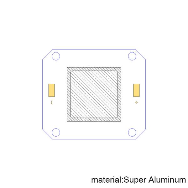 O diodo emissor de luz UV elétrico da corrente 50W 395nm lasca 20000-24000mw 4046 para curar o sistema