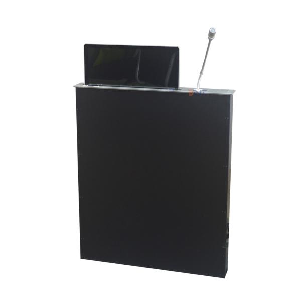 Screen Lift Double Panel Motorized Monitor Lift 15.6/17.3/23.6 Inch Motorized LCD Monitor Lift With Name Display
