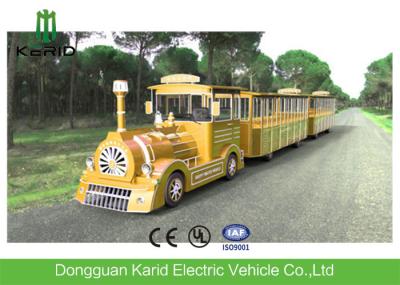 Trackless Diesel Engine Mini Express Trackless Train For Amusement Park