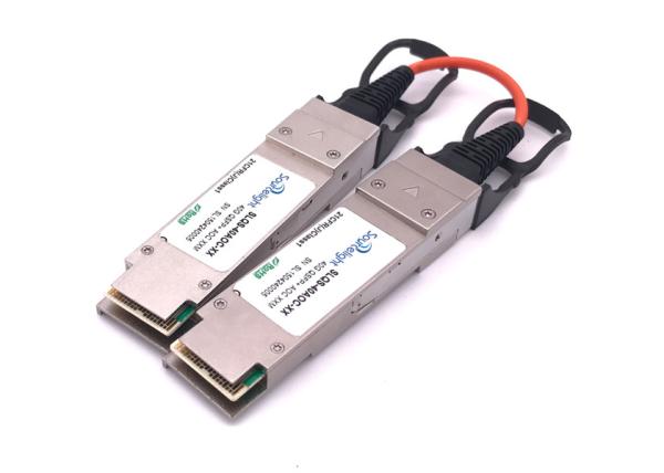 40GBase AOC QSFP+ direct attach Active Optical Cable 10 meters 10.3G/CH Datarate
