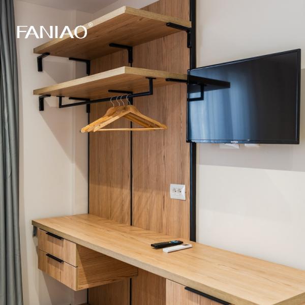 Современный отель Квартира Мебель Шкаф Шкаф Деревянный открытый шкаф