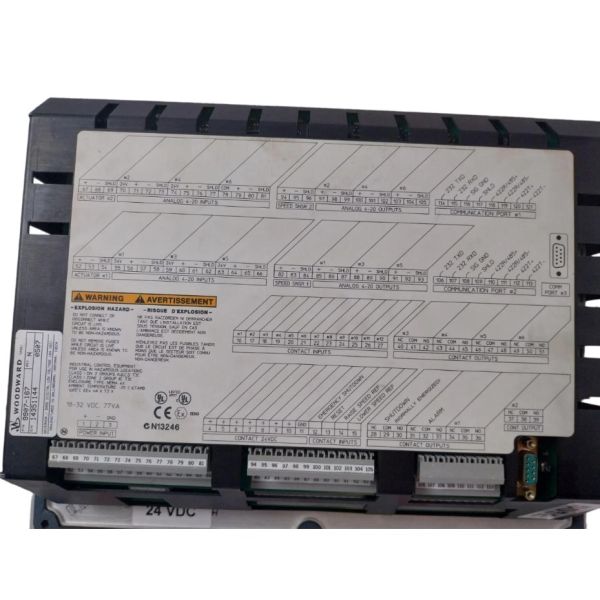 Woodward 9907-167 Digital Governor with 32-bit Microprocessor, Programmable Current Outputs, and MIL-STD-810C Shock Protection