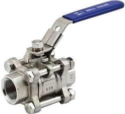 tri válvula de bola de aço inoxidável da solda de extremidade da braçadeira 304 316L