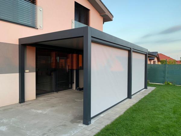 La voie adaptée aux besoins du client de fermeture éclair de taille aveugle le rouleau de Waterprof ombrage l'alliage d'aluminium