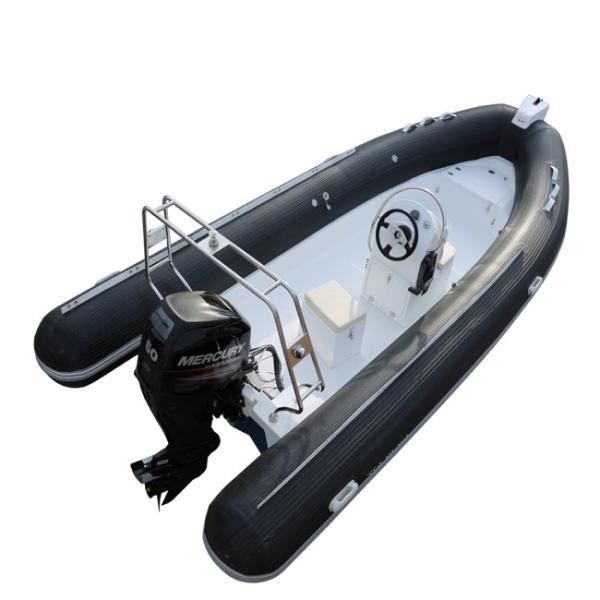 2022   inflatable fishing boat rib FRP 5.2m orca hypalon with steering wheel rib520W