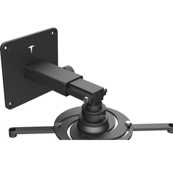 360 Degree Adjustable Projector Mount Aluminum Alloy Universal Projector Bracket Black