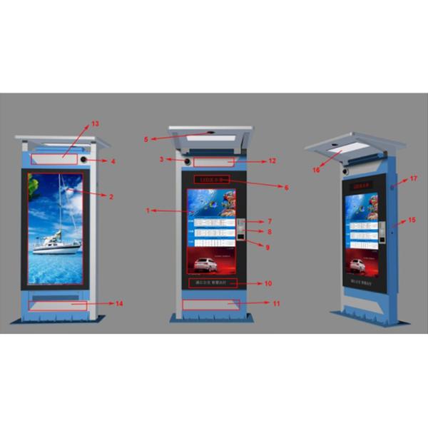 OEM/ODM Multi Functional Digital Advertising Displays For Bus Station