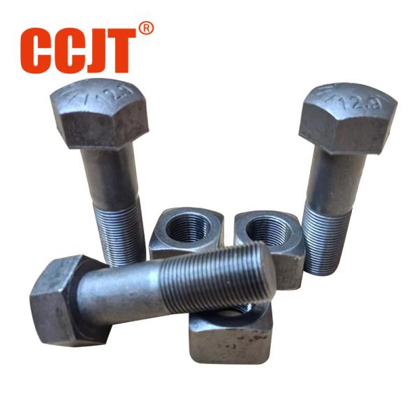 Pista de zapatos Pista de zapatos perno y tuerca 24 Excavadora Pista de zapatos Excavadora Pistas de pernos