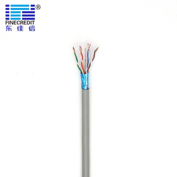 Cabo exterior de Lan Cable Aluminum Foil Cat 6 Sftp dos ethernet 23AWG