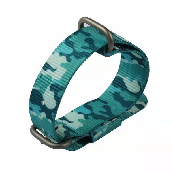One Piece Camouflage Fabric Nylon Strap · 18-24mm | Logo Customization Available