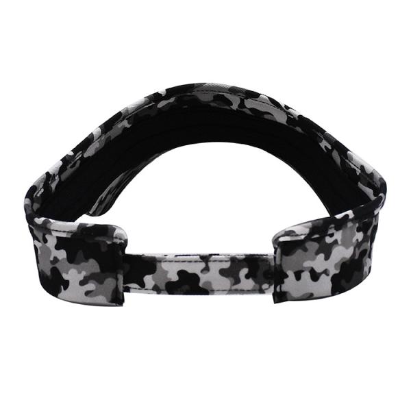 Chapéu da viseira de Fashional Sun do teste padrão da camuflagem para o verão e o corredor exterior