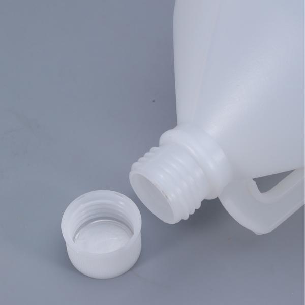 1 Gallon HDPE Square Chemical Detergent Jerry Can with Easy Grip Handle