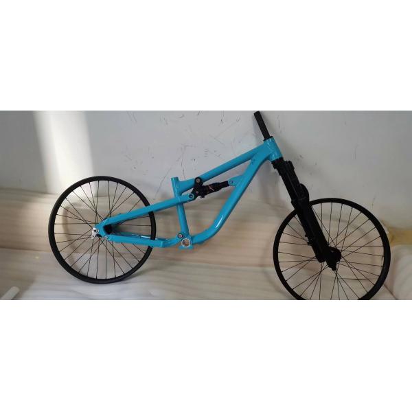 24er Junior Full Suspension Bike Frame Aluminum Children Mountain Bicycle