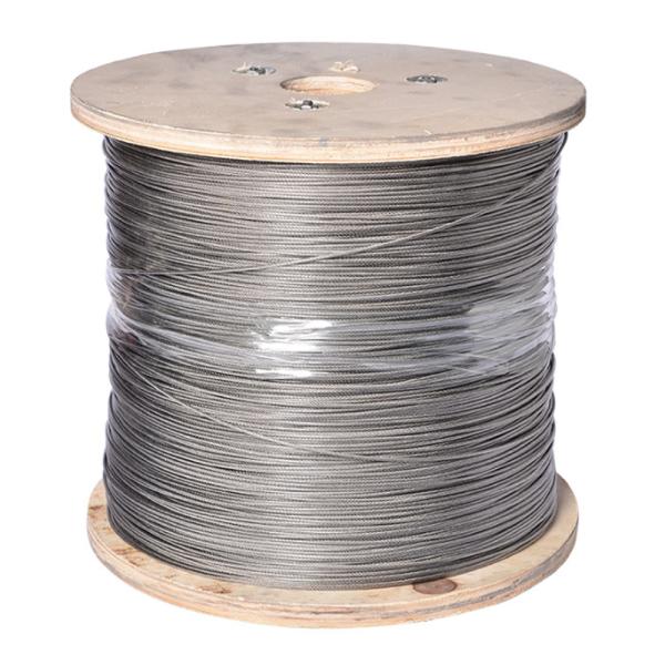 Corrosion-Resistant 0.5mm 7x7 Stainless Steel Wire Rope Grade 304/316 for Outdoor Applications