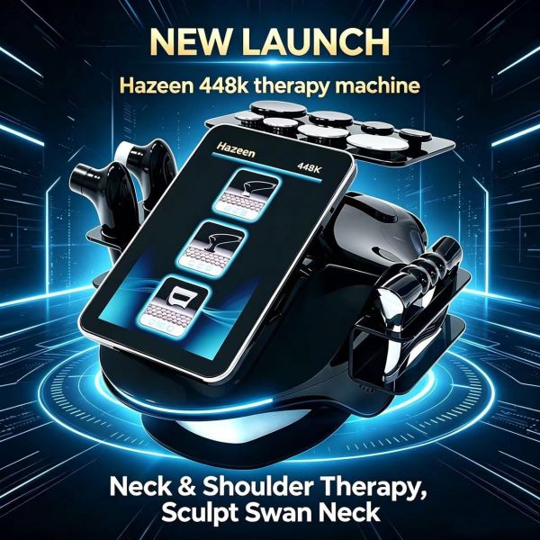 Hazeen 448K Tecar Therapy RF Monopolar Cet Ret Deep Heat Beauty Machine For Skin Tighten
