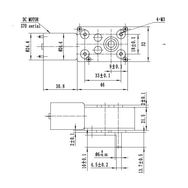 Мотор шестерни червя DC степени прямоугольный 1-100rpm 24V мотора 90 планетарной шестерни OEM 12V BLDC