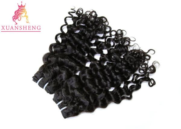 Grade 10A Raw Bundles Virgin  Cuticle Aligned Hair Italian Curly Style