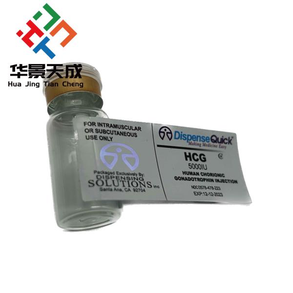 Customizable Glass Vial Labels for 3ml Vials of Tirze  Patide Peptides Injectable Oil