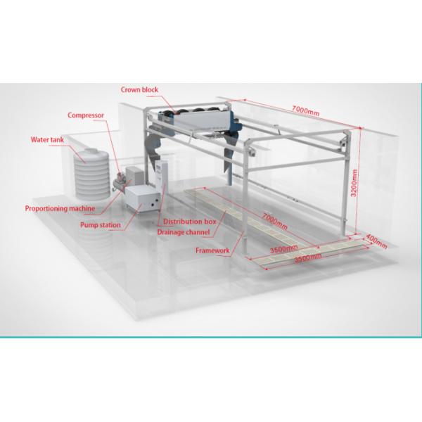 Máquina de lavado de autos sin contacto con movimiento de tres ejes, alta presión de descarga de agua, lavado automático 360 sin contacto