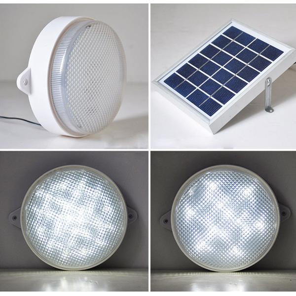 Corridor Or Courtyard Solar LED Wall Lamp / 6500k 6V Solar Road Light