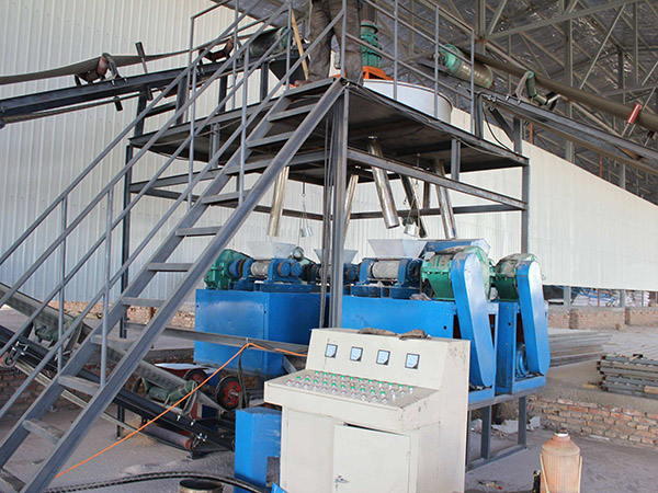 Double Roller Granulator for NPK Compound Fertilizer Production with 12-15 Tons Per Hour Capacity and Dry Powder Granulation