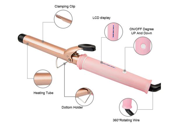 PTC Household Ceramic Hair Curler , Belt Clip 49W Marcel Curling Irons