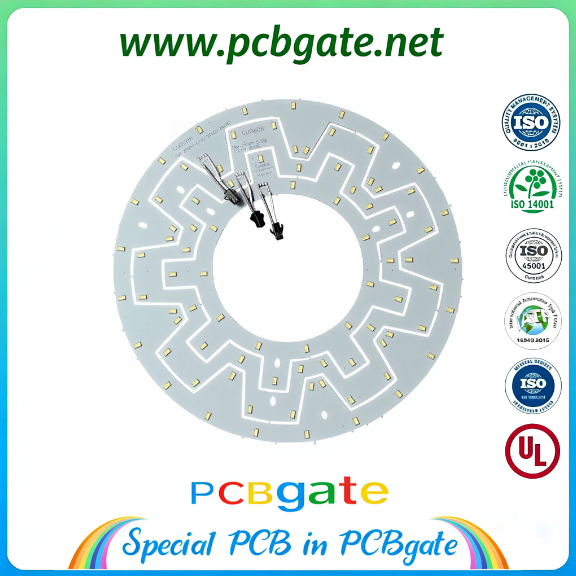 Multi-Loop / Ring Style Round LED Aluminum PCB Module Series (MCPCB), High Thermal Conductivity Boards for Ceiling Lights/High-Bay Lights